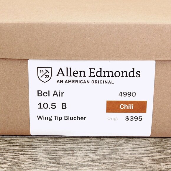 Allen Edmonds BEL AIR 10.5 B Narrow Chili * add $15 new Cedar Trees main image 11